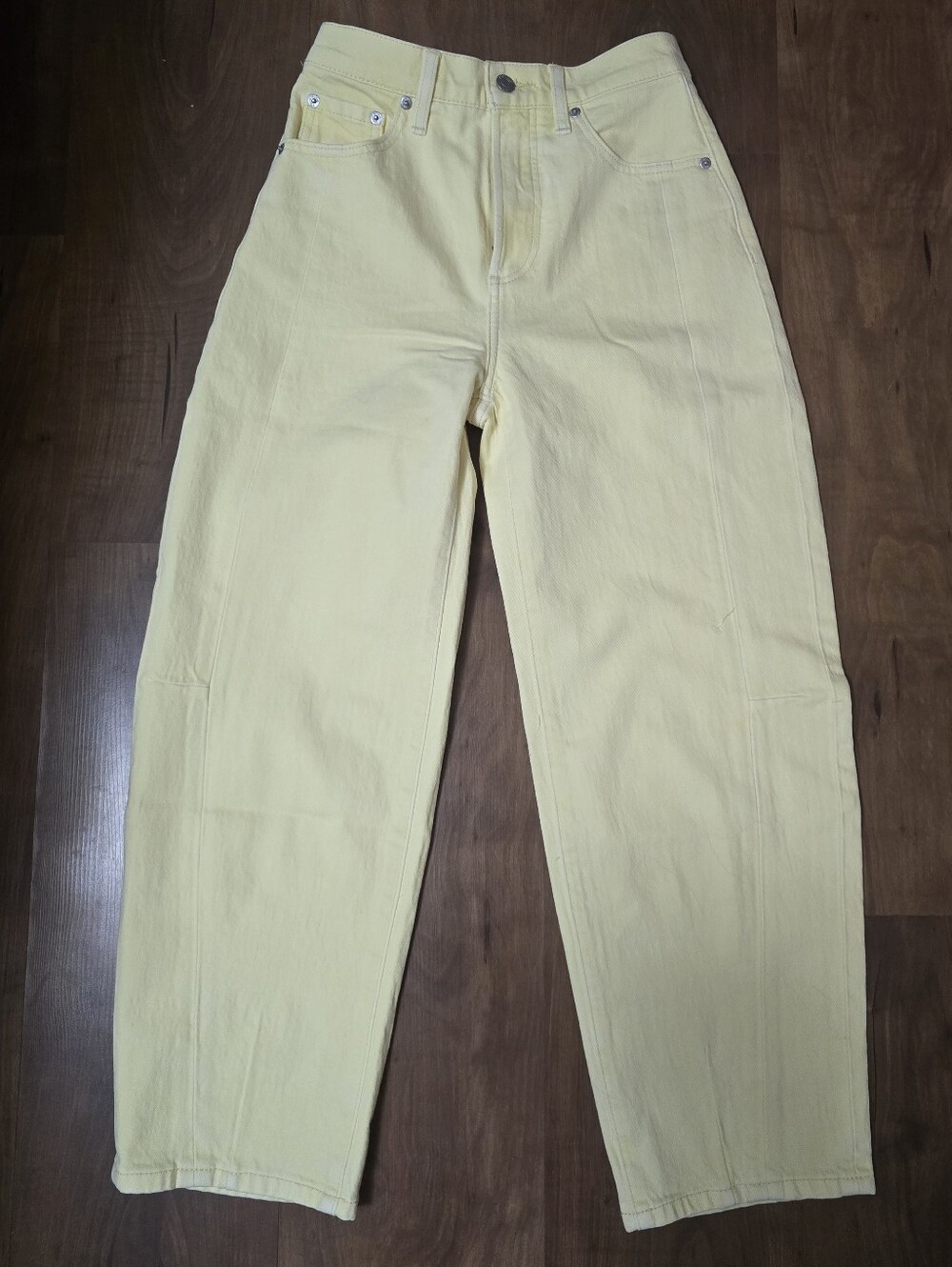 NWOT Pistola Eli High Rise Barrel Jeans